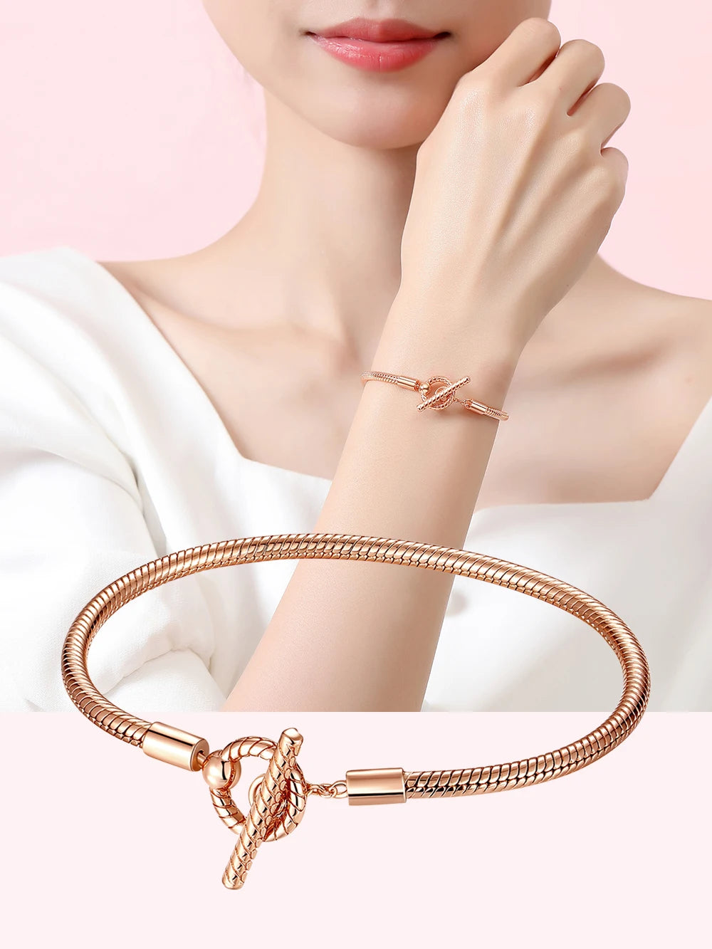 Danturn 925 Sterling Silver Bracelets Crown Butterfly Bus Sisterly Love Cherry Bracelets Women Bracelets Fashion Charm Bracelets