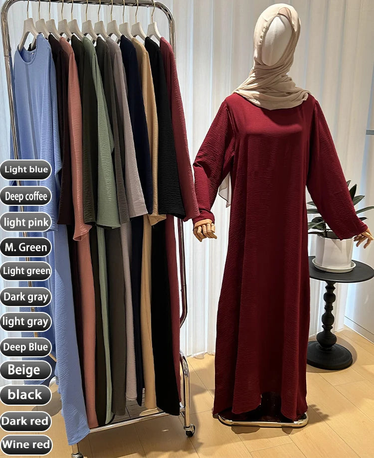 Muslim women's clothing abaya Middle East Dubai robe women's clothing oversized clothing women's long skirt MU-593