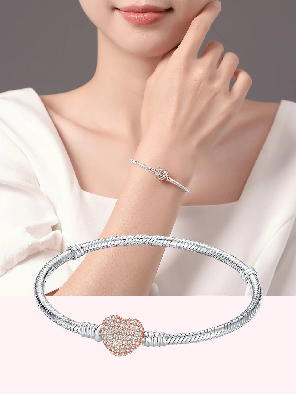 Danturn 925 Sterling Silver Bracelets Crown Butterfly Bus Sisterly Love Cherry Bracelets Women Bracelets Fashion Charm Bracelets