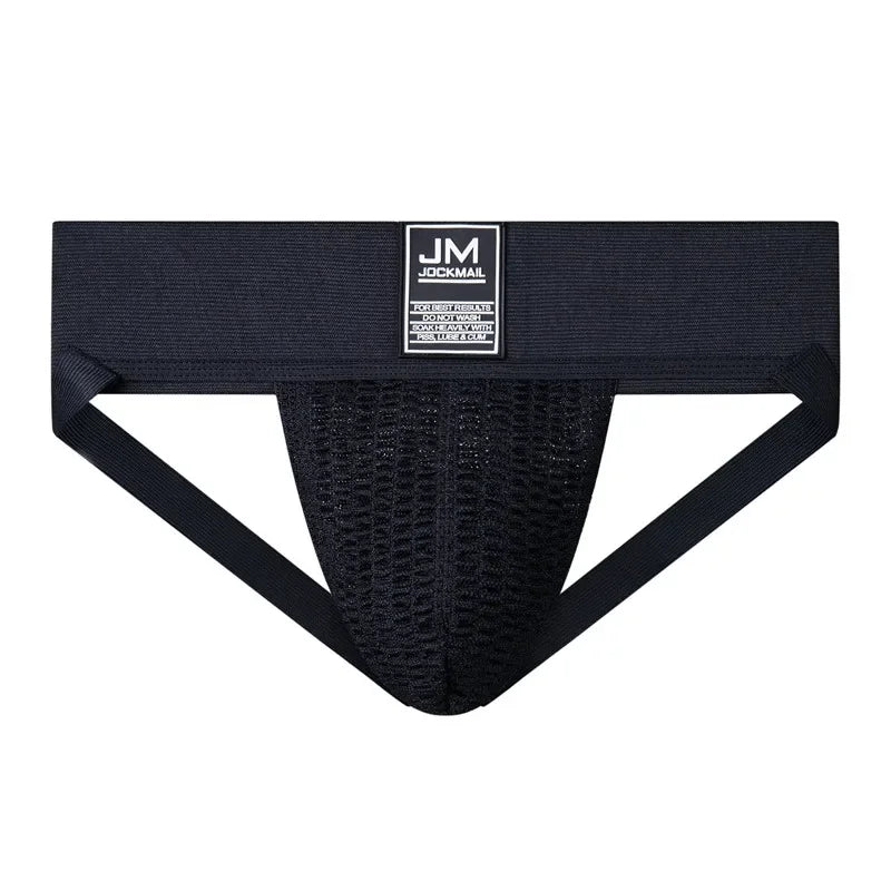 Men Briefs Sexy Men Tanga Jockstrap Slip Homme Bikini Cueca Gay Underwear Underpants Calzoncillos Sports Fitness or Swimwear
