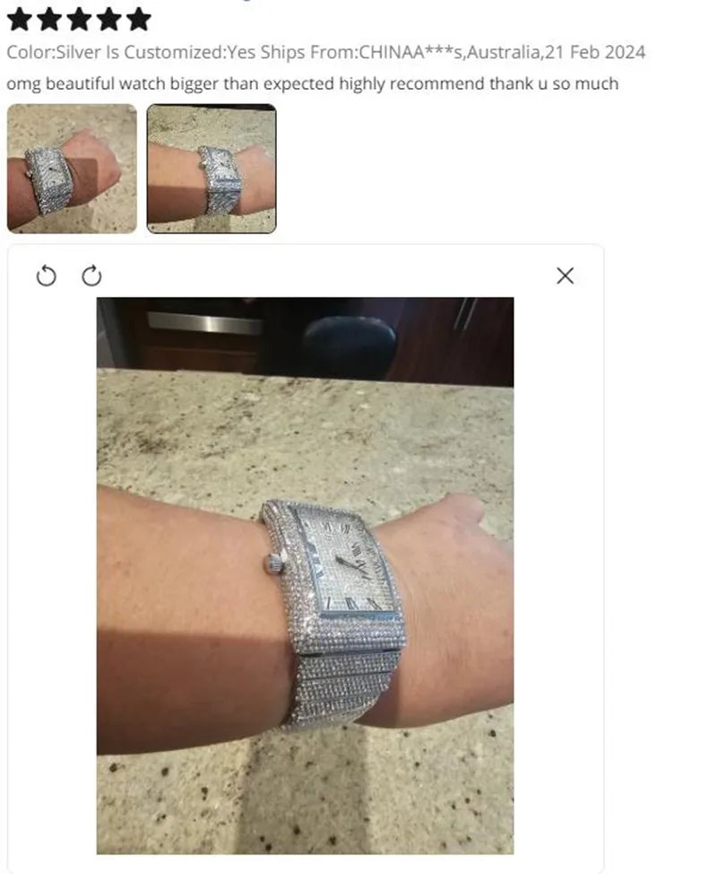 Montre Homme Big Brand Rectangle Men Watches Silver Fashion Casual Alloy Band Hip Hop Diamond Golden Luxury Date Quartz Watch DZ