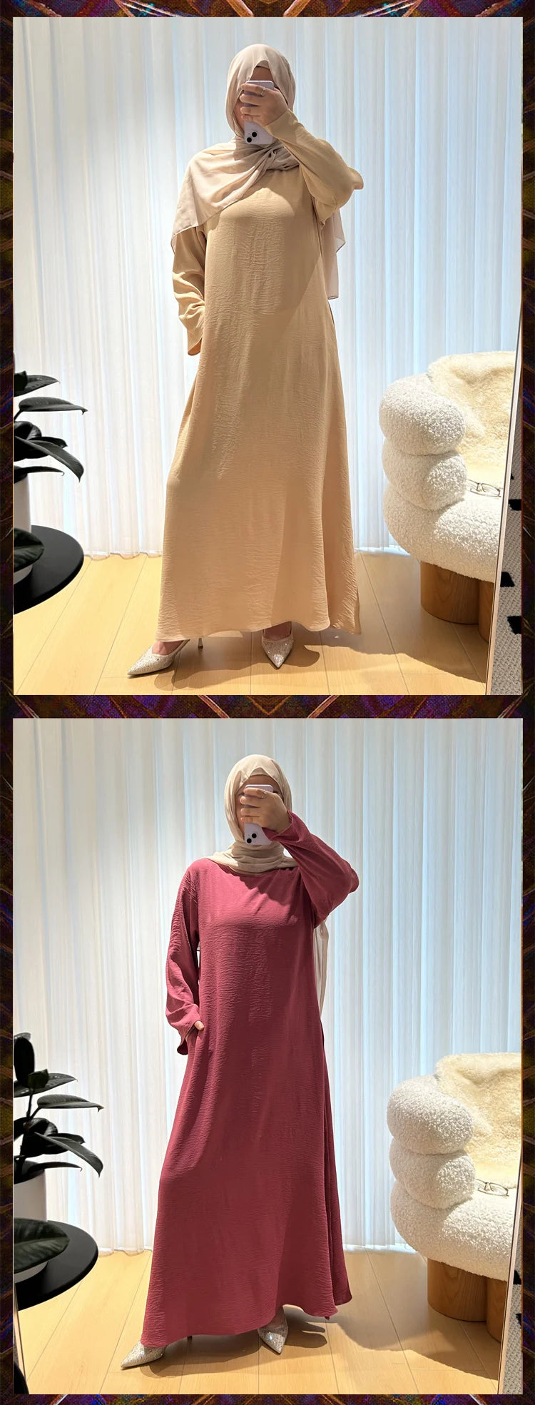 Muslim women's clothing abaya Middle East Dubai robe women's clothing oversized clothing women's long skirt MU-593