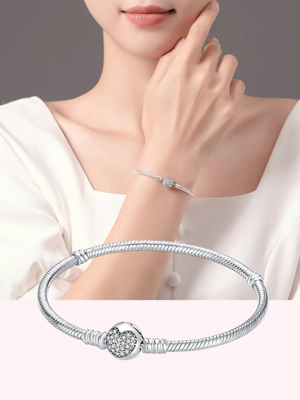 Danturn 925 Sterling Silver Bracelets Crown Butterfly Bus Sisterly Love Cherry Bracelets Women Bracelets Fashion Charm Bracelets