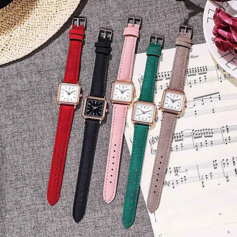 Montres Femmes Luxury Women Watches Luminous Leather Strap Digital Wristwatches Casual Business Wrist Clock Dress Reloj Mujer