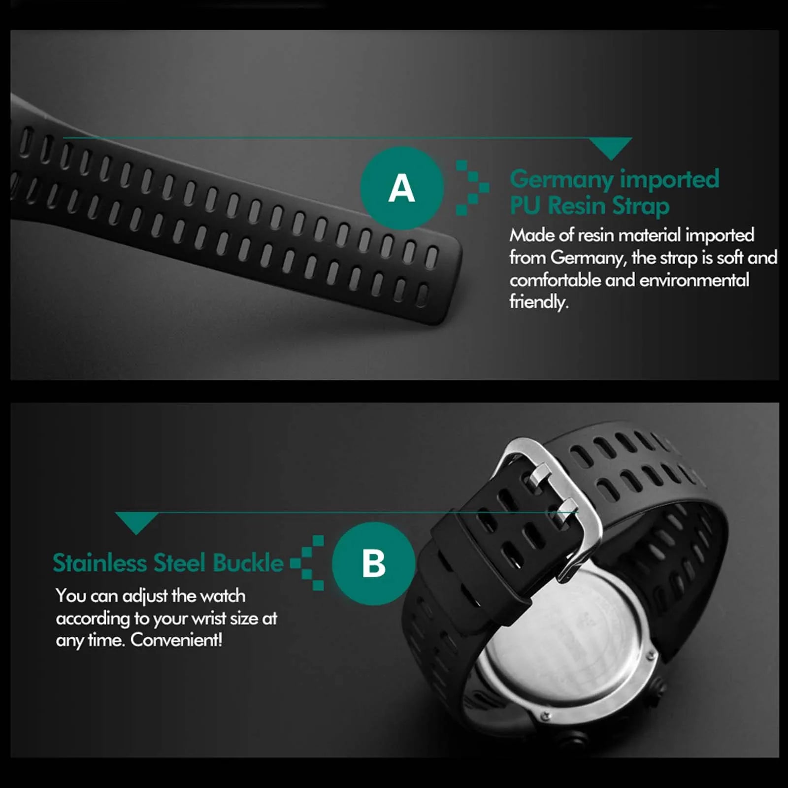 Electronic Watch For Mens Military Sports Watches Luminous Multifunction LED Digital Wristwatch for man kids Boy Student Teen