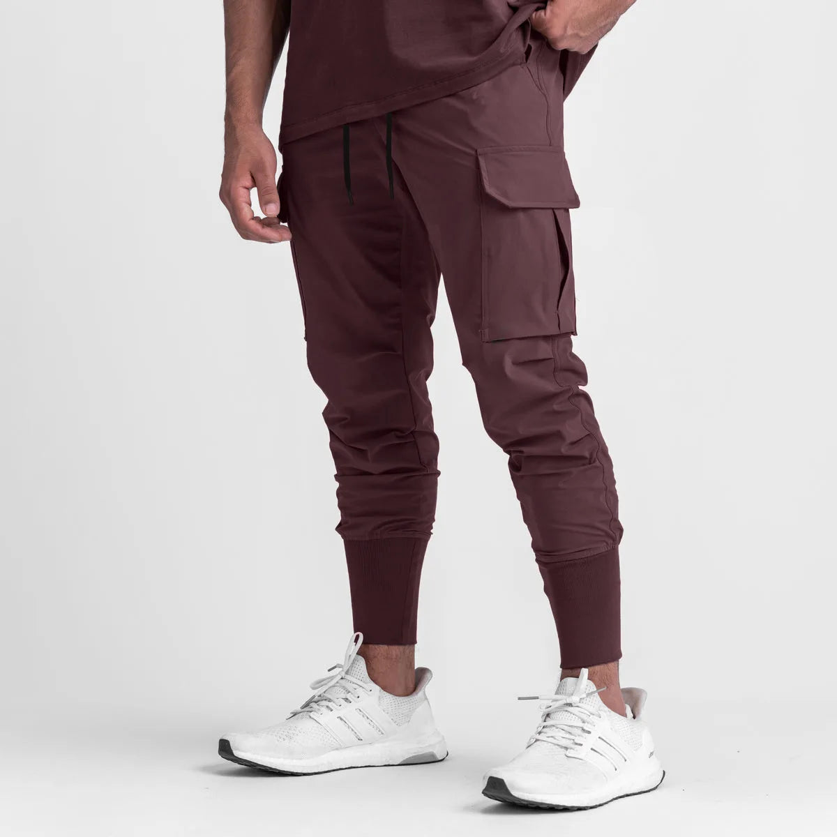 2024 New Cargo Pants Gym Men‘s Multi-Pocket Straight Bottom Cargo Pants    Sports Fitness Men Casual Trousers Track Pants
