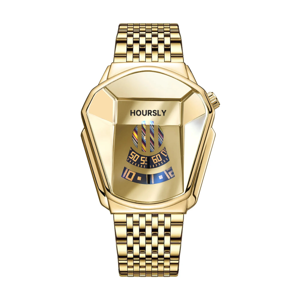 Men's New Trend Motorcycle Personality Waterproof Quartz Watch