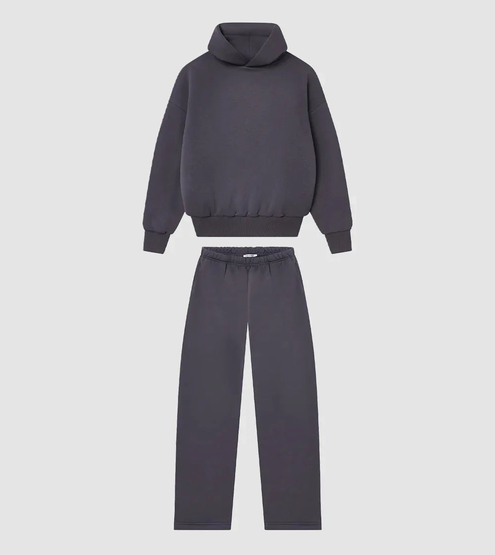 Y2k Tracksuit Men Clothes 2025 New Solid Color Hoodie Mens Pullover Sweatshirt Fashion Harajuku Hoodies Sweatpants Streetwear