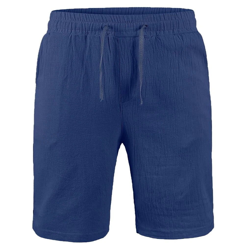 Men's Casual Solid Color Shorts Summer Breathable Fitness Jogging Sport Short Fashion Beach Shorts Men Clothes