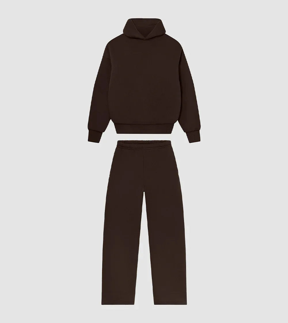 Y2k Tracksuit Men Clothes 2025 New Solid Color Hoodie Mens Pullover Sweatshirt Fashion Harajuku Hoodies Sweatpants Streetwear
