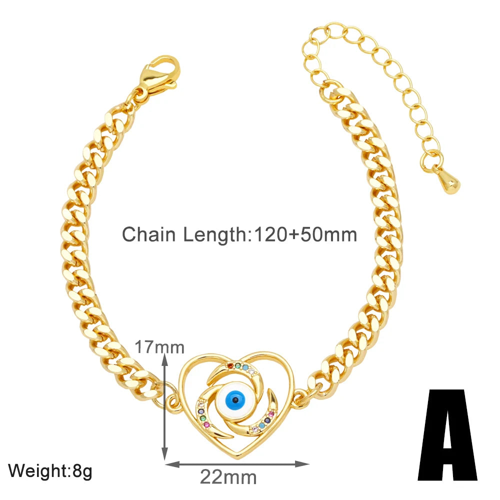 Clearance Bracelets / Copper Gold Plated Bracelets for Women CZ Rhinestone Chain Bracelets Crystal Jewelry Gifts brtk51