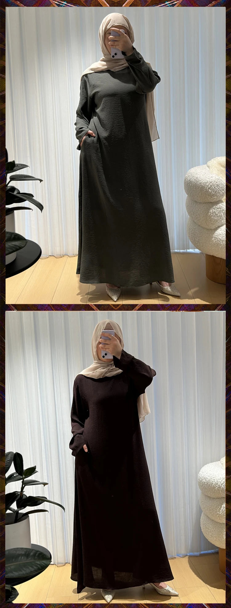 Muslim women's clothing abaya Middle East Dubai robe women's clothing oversized clothing women's long skirt MU-593