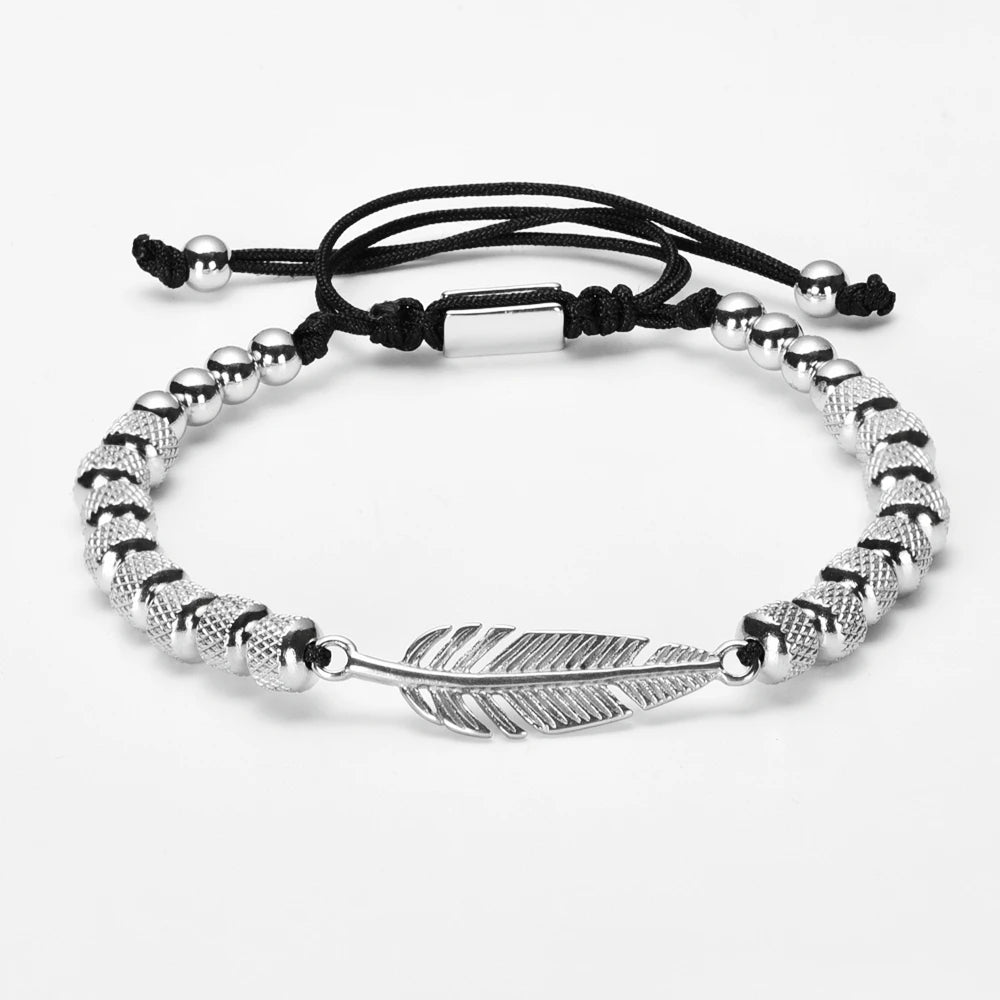 Trendy customized Bracelets Men Jewelry braid Bracelets DR0606
