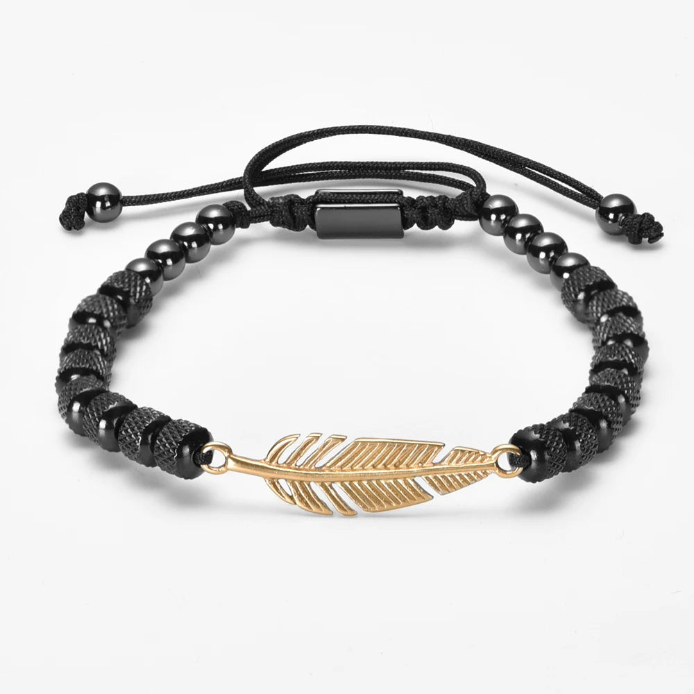Trendy customized Bracelets Men Jewelry braid Bracelets DR0606