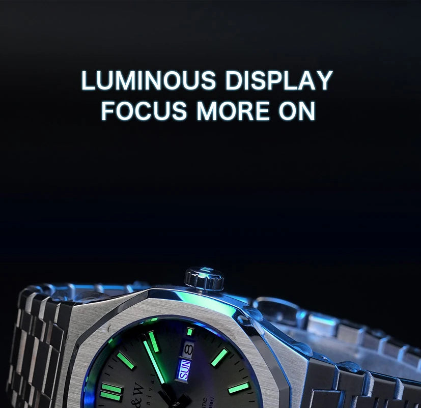 SEIKO NH36A Mechanical Watches for Man Luxury Brand IW CARNIVAL Watch Automatic Sapphire Luminous 5bar Waterproof Montres Hommes