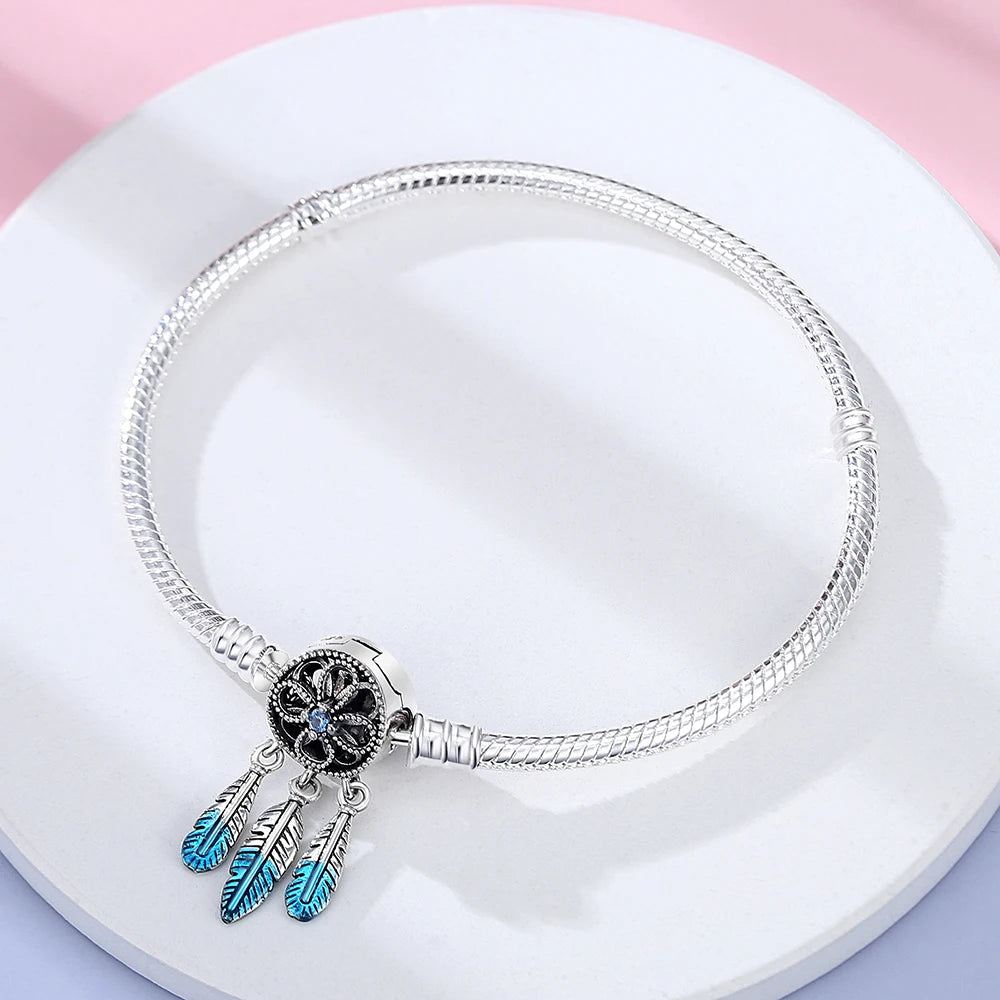 Danturn 925 Sterling Silver Bracelets Crown Butterfly Bus Sisterly Love Cherry Bracelets Women Bracelets Fashion Charm Bracelets