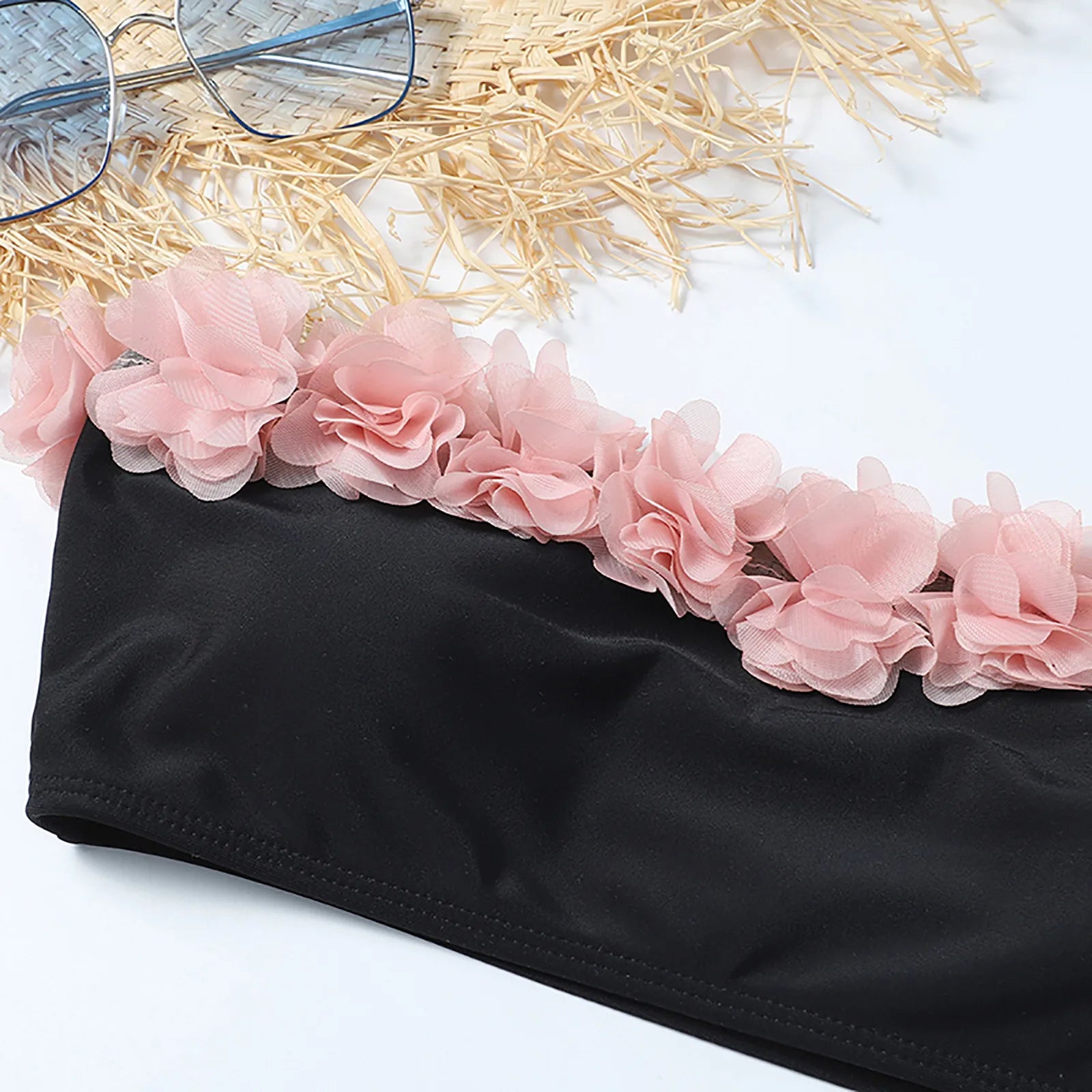 Sexy Bathing Suits For Women Two Piece Swimsuits Split One Set Swimsuit Gradient Women'S Bikini High Waist Beachwear Strapless