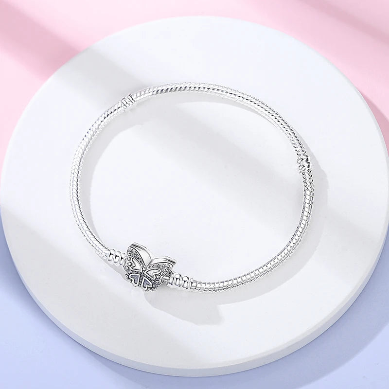 Danturn 925 Sterling Silver Bracelets Surfing, Waves and fish, Dream nets Bracelets Women Bracelets Fashion Charm Bracelets